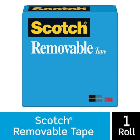 Scotch Removable Tape 811, 1"x2592", PK36 811